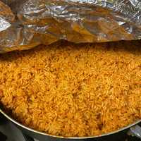 pan of jollof rice